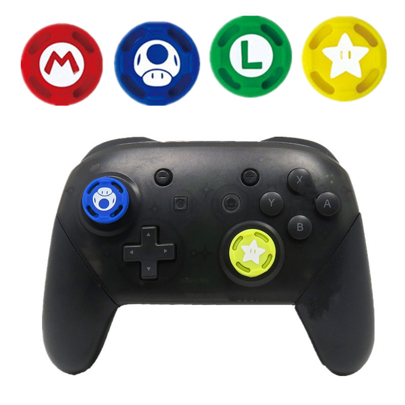 Gaming Console In Tv - Soft Silicone Analógico Thumb Stick Grips,