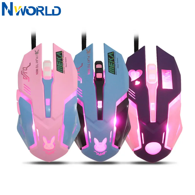 Gaming Console Buttons - Mouse Gamer com Fio OW 6